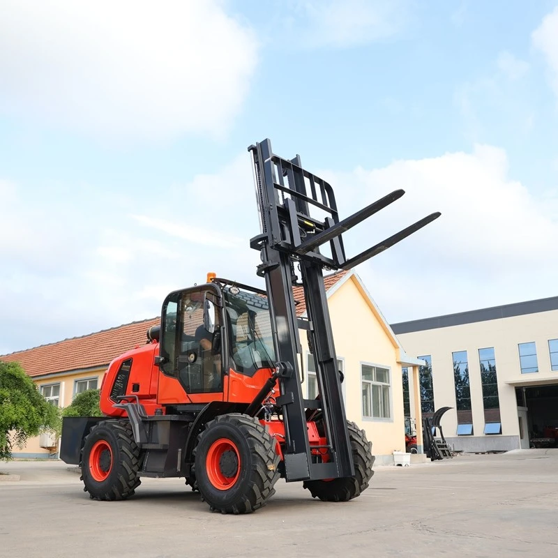 Compact Rough Terrain Forklift factory